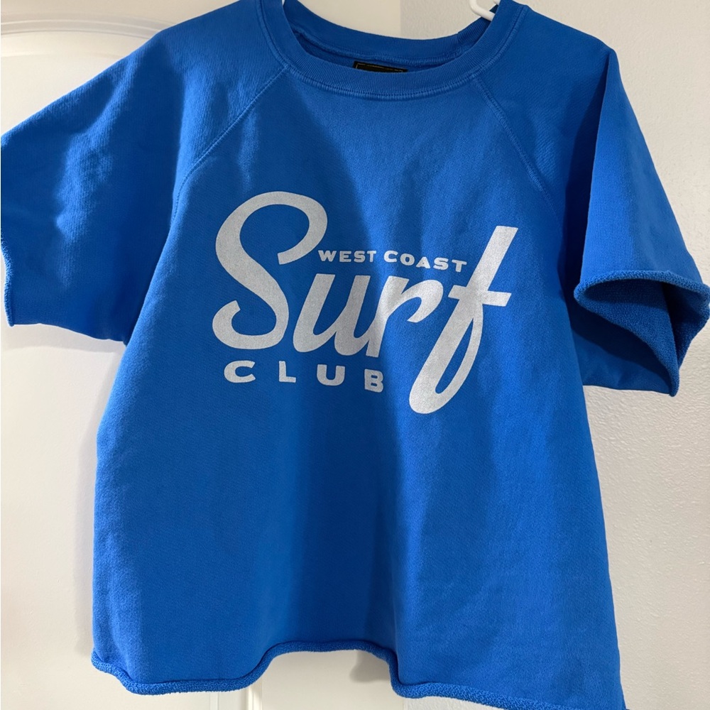 Blue Terry Cloth Garment